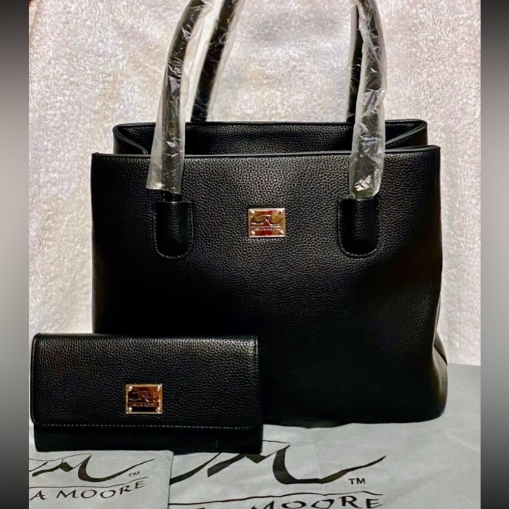 NWT JESSICA MOORE EXQUISITE COLLECTION BAG & WALLET SET
